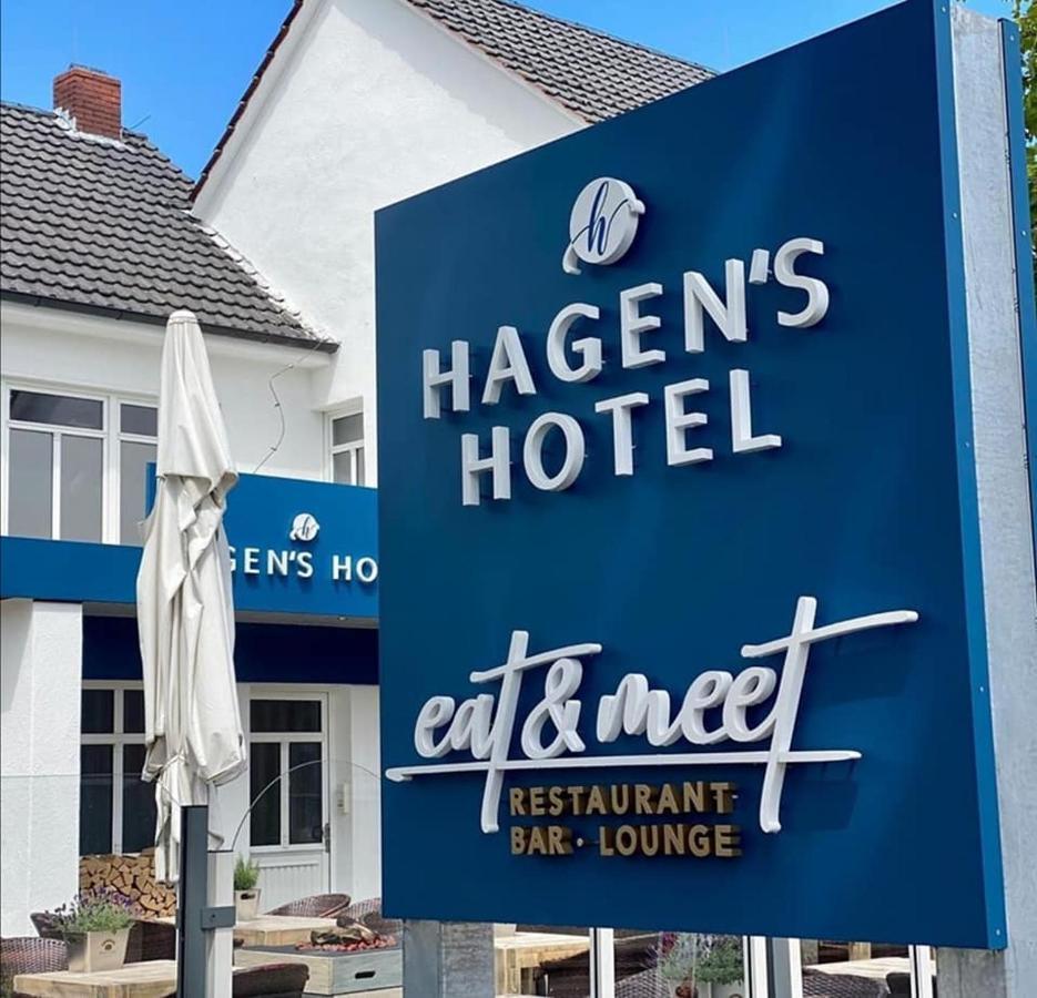 Hagen'S Hotel "Eat & Meet" Restaurant Bar Lounge Haren Exterior foto